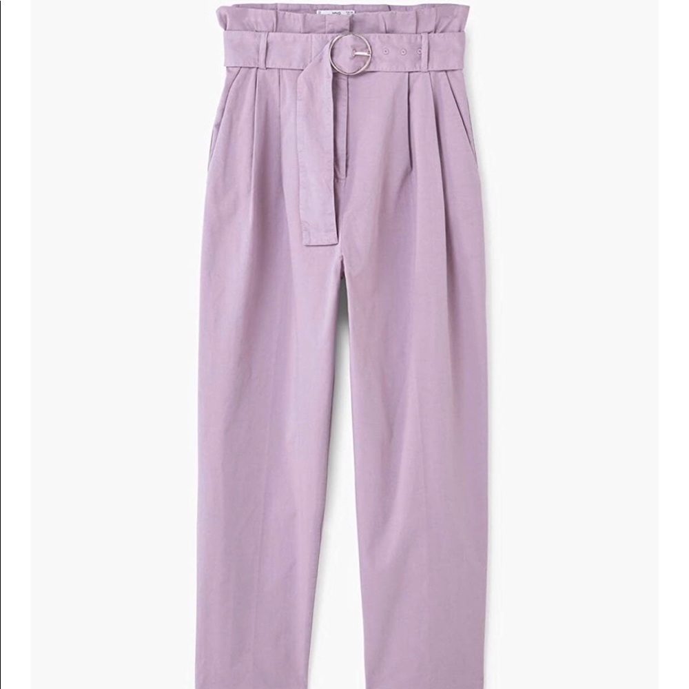 Mango brand new with tags- Buckle pleated trousers